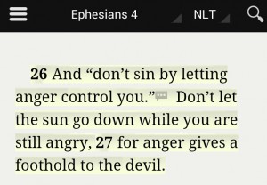 ~Ephesians 4:26-27