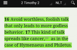 ~2 Timothy 2:16-17
