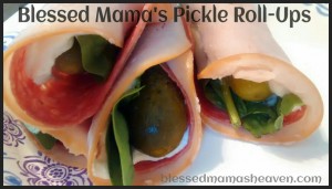 Blessed Mama's Pickle Roll-Ups (low carb & easy)
